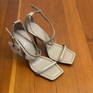Mango Women's Beige Strappy Heels